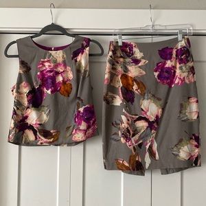 Trina Turk Matching floral skirt set